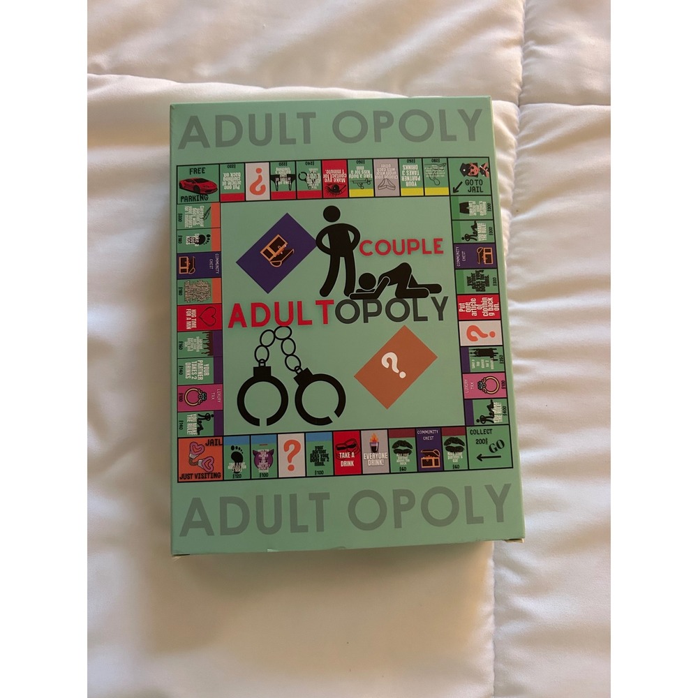 Adultopoly Couple Board Game Adult Themed Romantic Parody Game for Couples NIB